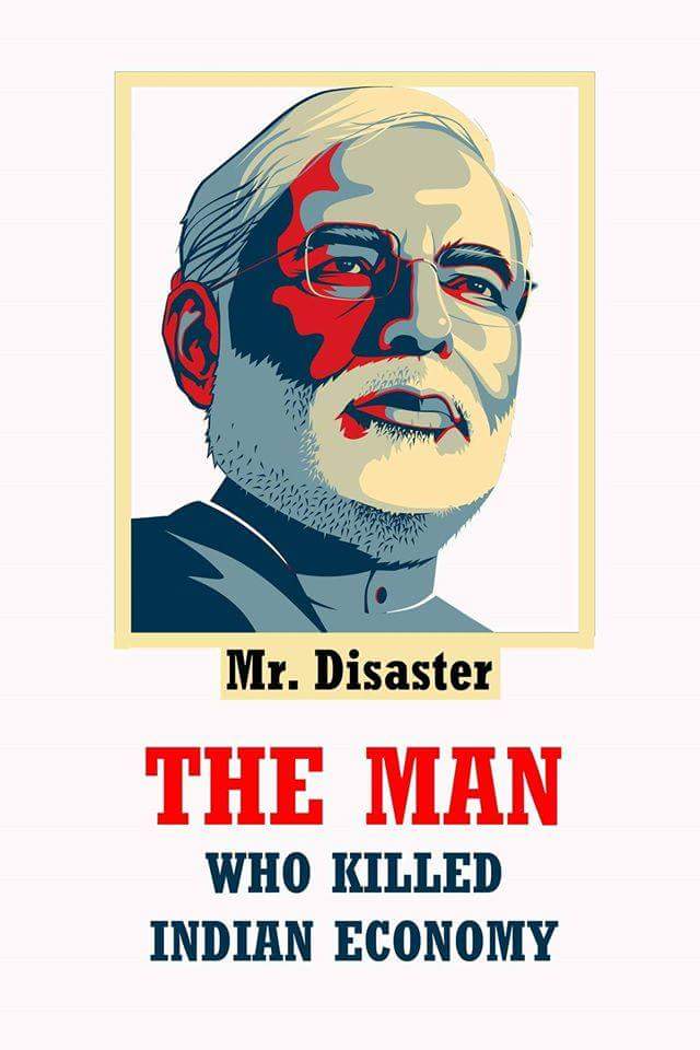 _shriraj's tweet image. #ModiNotMyPm #NotMyPM

Modi, the Killer of Indian Economy.

#ModiMadeDisaster