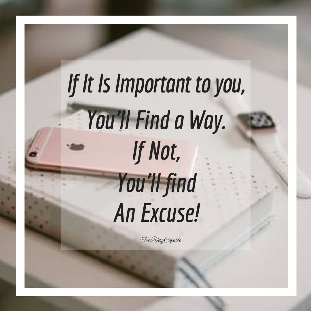 TerriVeryCapabl's tweet photo. No Excuses! https://t.co/qJAAk3AqwR #wednesdaywisdom https://t.co/qjC0Jiy1Uq