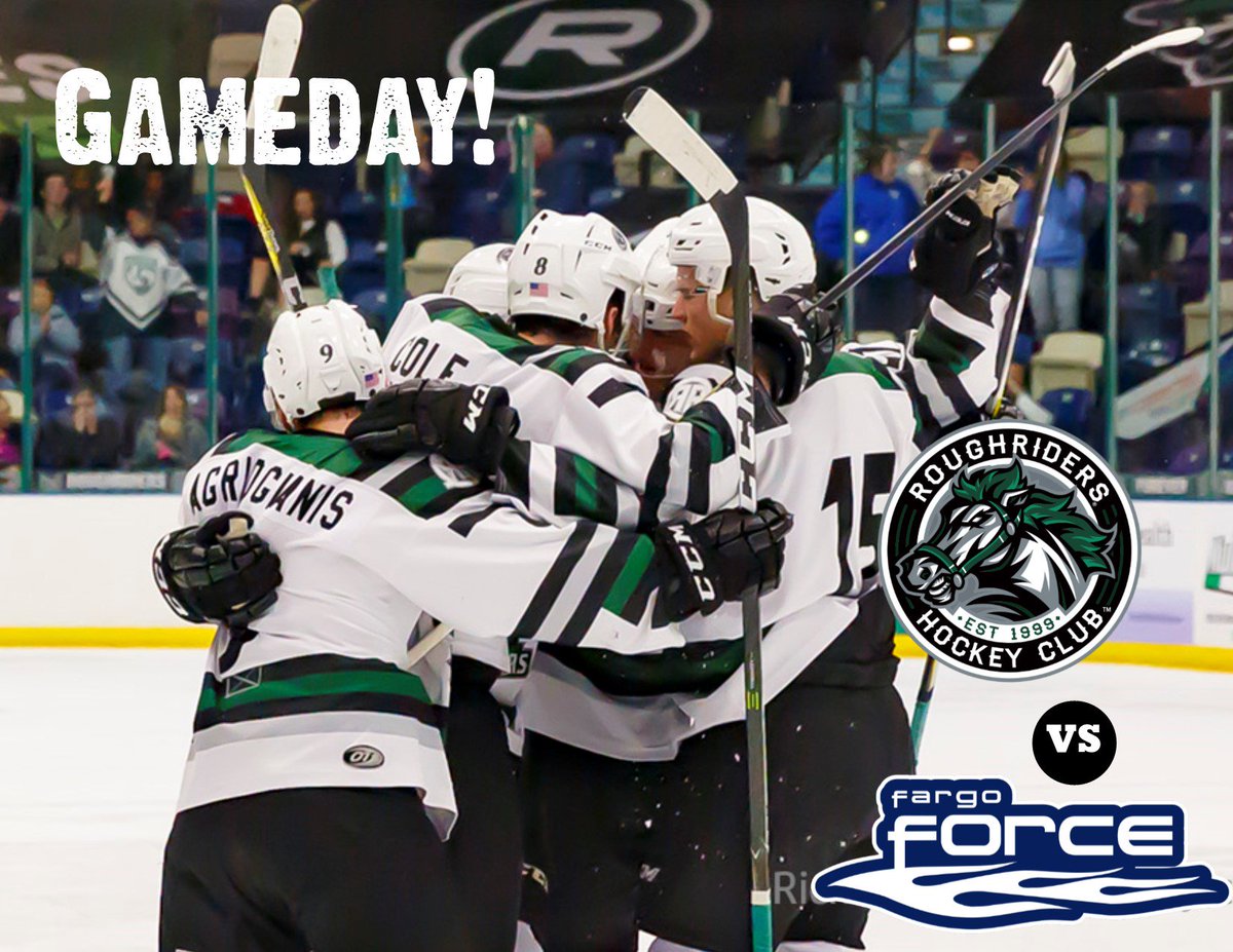 Cedar Rapids RoughRiders (@ridertownusa) on Twitter photo Game Day! Your Riders host <a href="/FargoForce/">Fargo Force</a> tonight at The Stable at 7:05 pm. Tix still available. 319-247-0340 or etix.com/ticket/v/1995/… Game Day! Your Riders host <a href="/FargoForce/">Fargo Force</a> tonight at The Stable at 7:05 pm. Tix still available. 319-247-0340 or etix.com/ticket/v/1995/…
