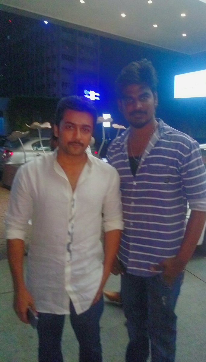 SuriyaFansTeam's tweet photo. • @Suriya_Offl With A Fan Today | https://t.co/sp3ooGPP0b