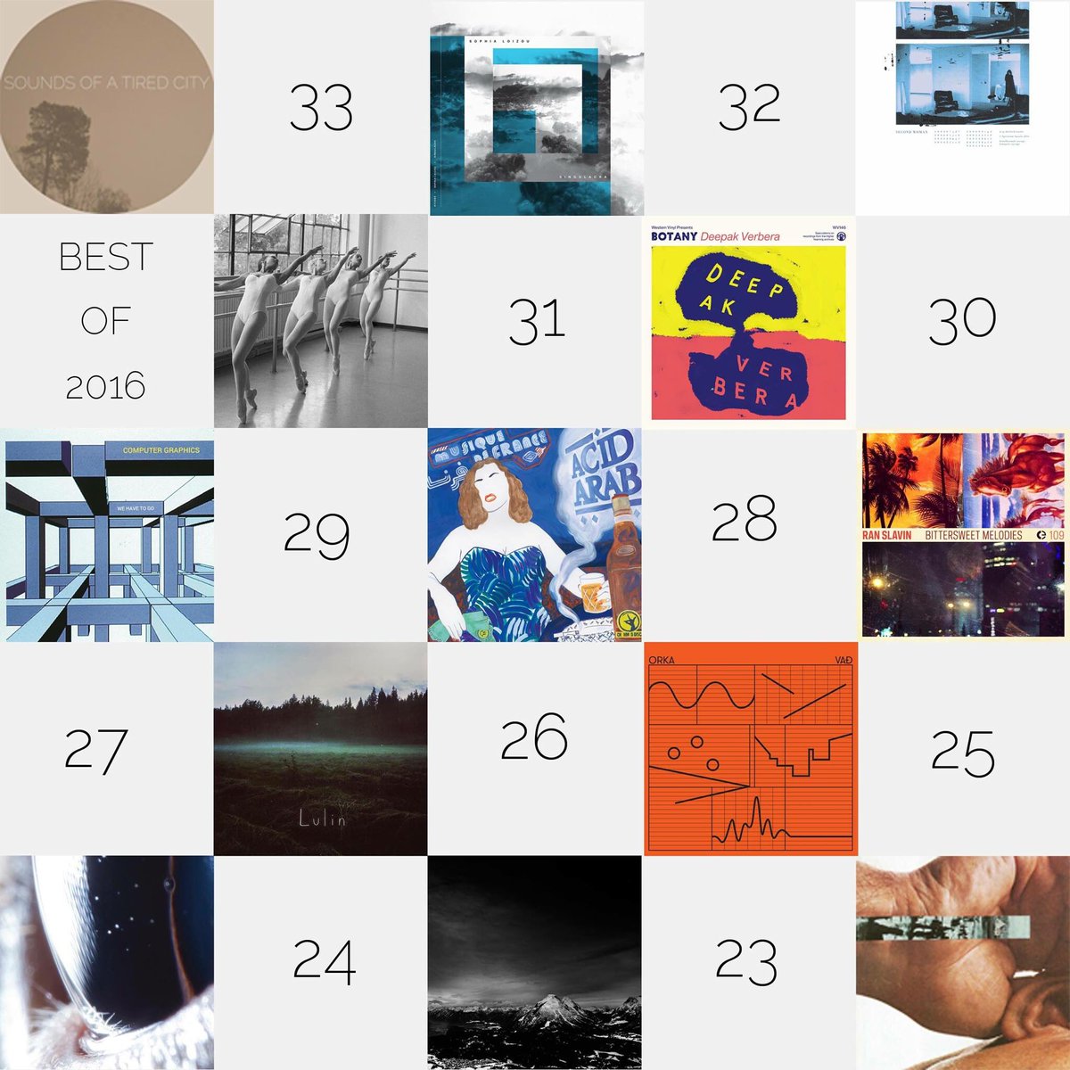 tiredcity's tweet image. Here is the third batch of selected records we really enjoyed this year. 🍄 bit.ly/bestof2016-3 @SophiaALoizou @Kathexis_ @Second_Woman