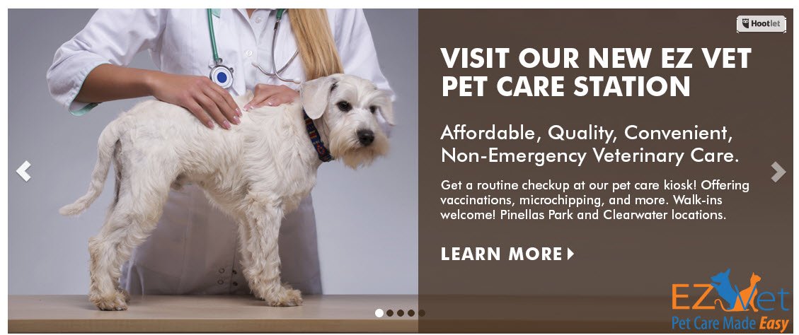 PSP_FL's tweet photo. Have you tried EZ Vet yet? You should! It is very affordable, convenient and right inside the store, no appointment necessary! https://t.co/1HE26lYFlb