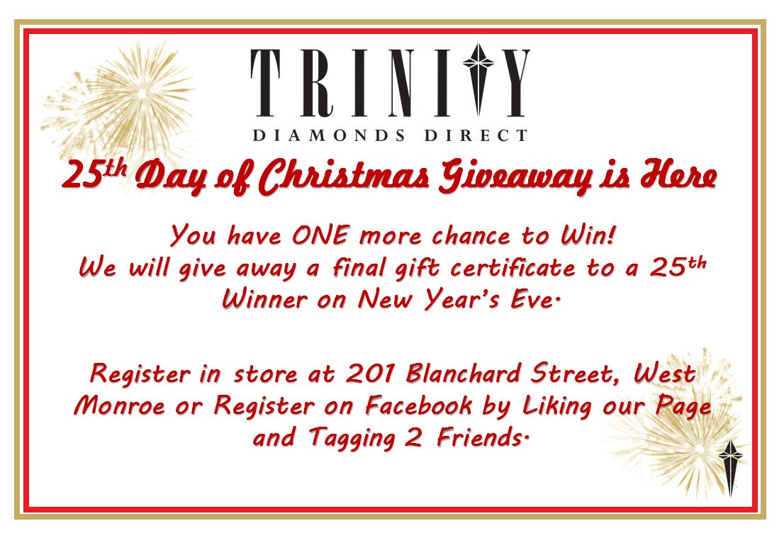 3DiamondsDirect's tweet photo. #trinitydiamondsdirect #25thdayofchristmas https://t.co/iwyXkgDcTj