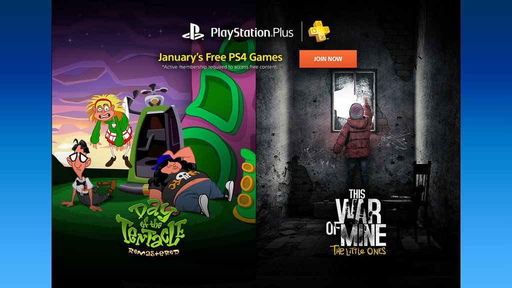 PlayStation Plus Free PS4 Games Lineup January 2016 