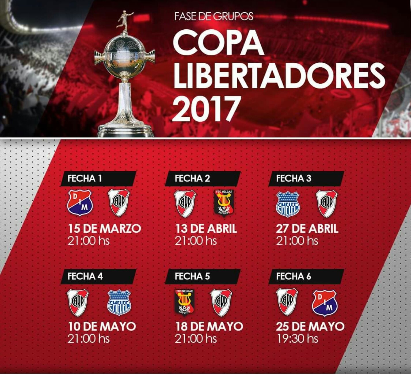 Resultado de imagen para river melgar libertadores