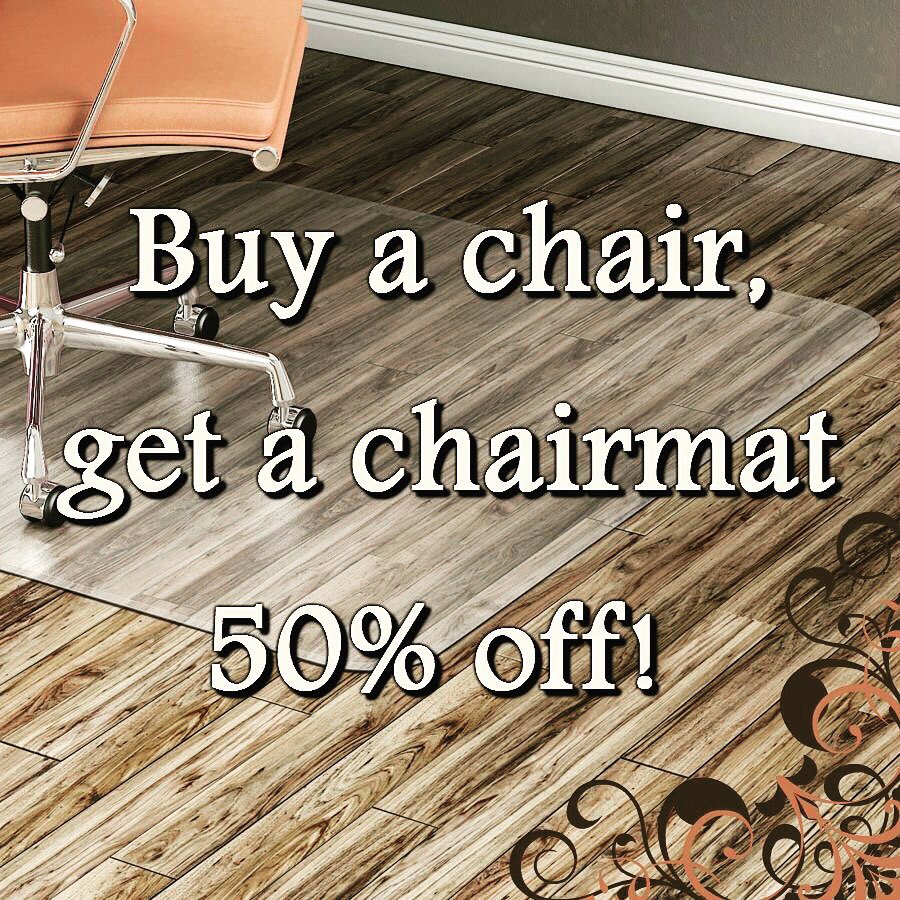 BlueCowOffice's tweet photo. Get a chair mat 50% off when you buy an office chair! Code: DW3HR6
Chairs: https://t.co/YjxNaLHH78
Chairmats: https://t.co/6lit3x2iNe https://t.co/c4Uayrcbqc