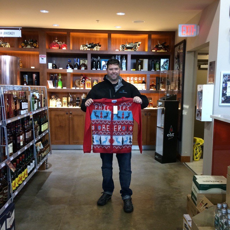 Another happy winner here <a href="/LiquorPlanet/">Liquor Planet</a> - congrats on winning the <a href="/phillipsbeer/">Phillips Beer</a> "ugly sweater"