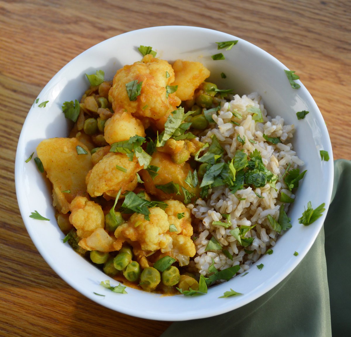 <a href="/ForksOverKnives/">Forks Over Knives</a> Magazine now available! Honored to be included- Potato-Cauliflower Curry recipe from page 40. Delicious! #health #wfpb