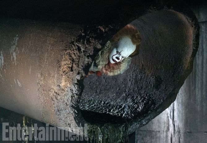 MovieIssues's tweet image. New creepy AF #IT pic. #Pennywise #WeAllFloatDownHere