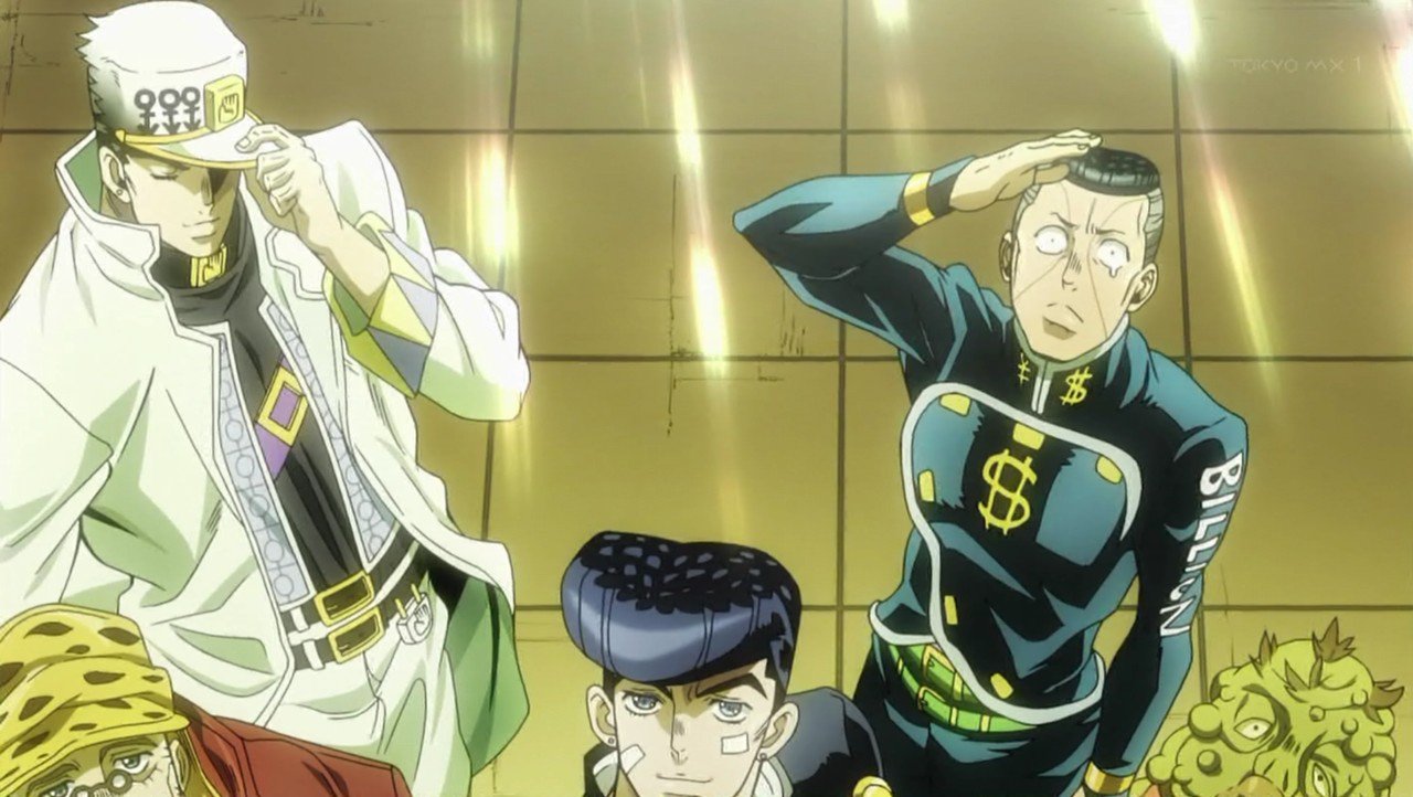 ｱﾅﾛｸﾞtv ﾓﾊﾞｹﾞｰ住民 Twitterren ｼﾞｮｼﾞｮの奇妙な冒険 ﾀﾞｲﾔﾓﾝﾄﾞは砕けない Episode 39 Final さよなら杜王町ｰ黄金の心ｰ 吉良吉影 東方丈助 広瀬康一 空条承太郎 最終決戦 第3最終r 4月の春ｱﾆﾒとして始まった人気作品も最終話 其の22 ノ