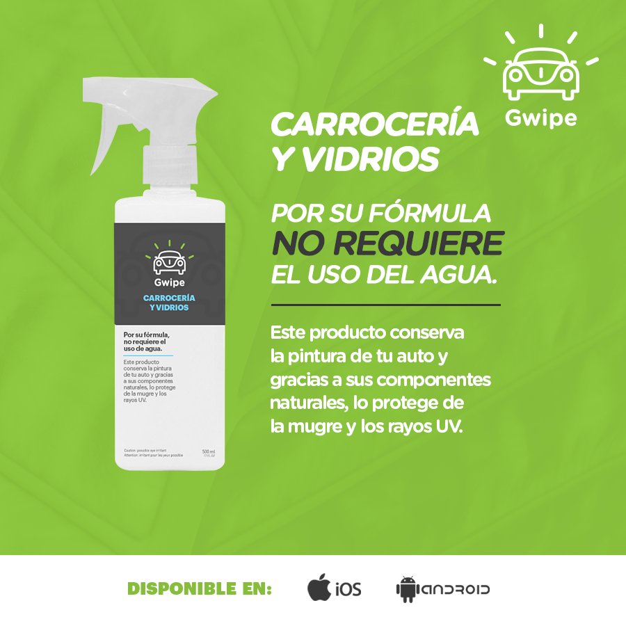 Gwipemx's tweet photo. Te presentamos los productos que usamos en Gwipe. #Autos #CDMX https://t.co/bqKrEh2Fw9