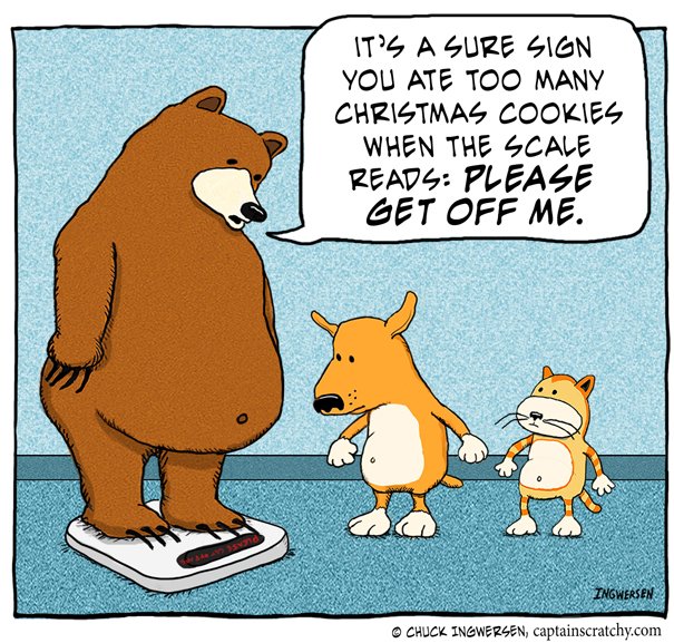 The scale lodges a complaint.