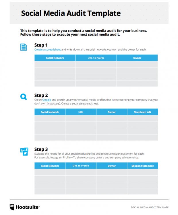 hootsuite's tweet image. Learn what a social media marketing plan should include: ow.ly/cg3h307jhQw A 6-step plan for creating your own