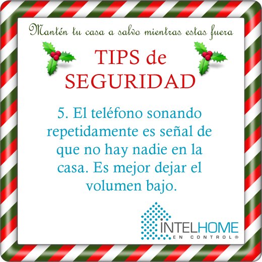 Intelhomeec's tweet photo. @CarlosVerareal Pon atención a tu seguridad en estas fiestas. https://t.co/uycsk9b1Jq