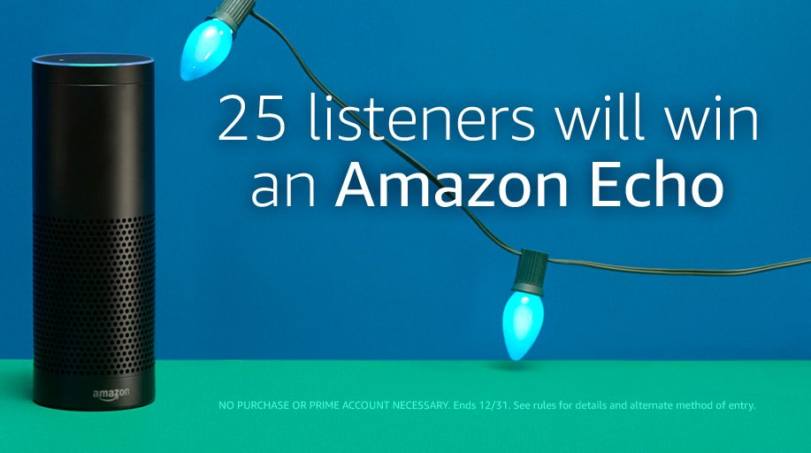 amazonmusic's tweet image. Stream any song on Amazon Music for your chance to win 1 of 25 Amazon Echo Alexa devices! RULES: amzn.to/2hGwdLc