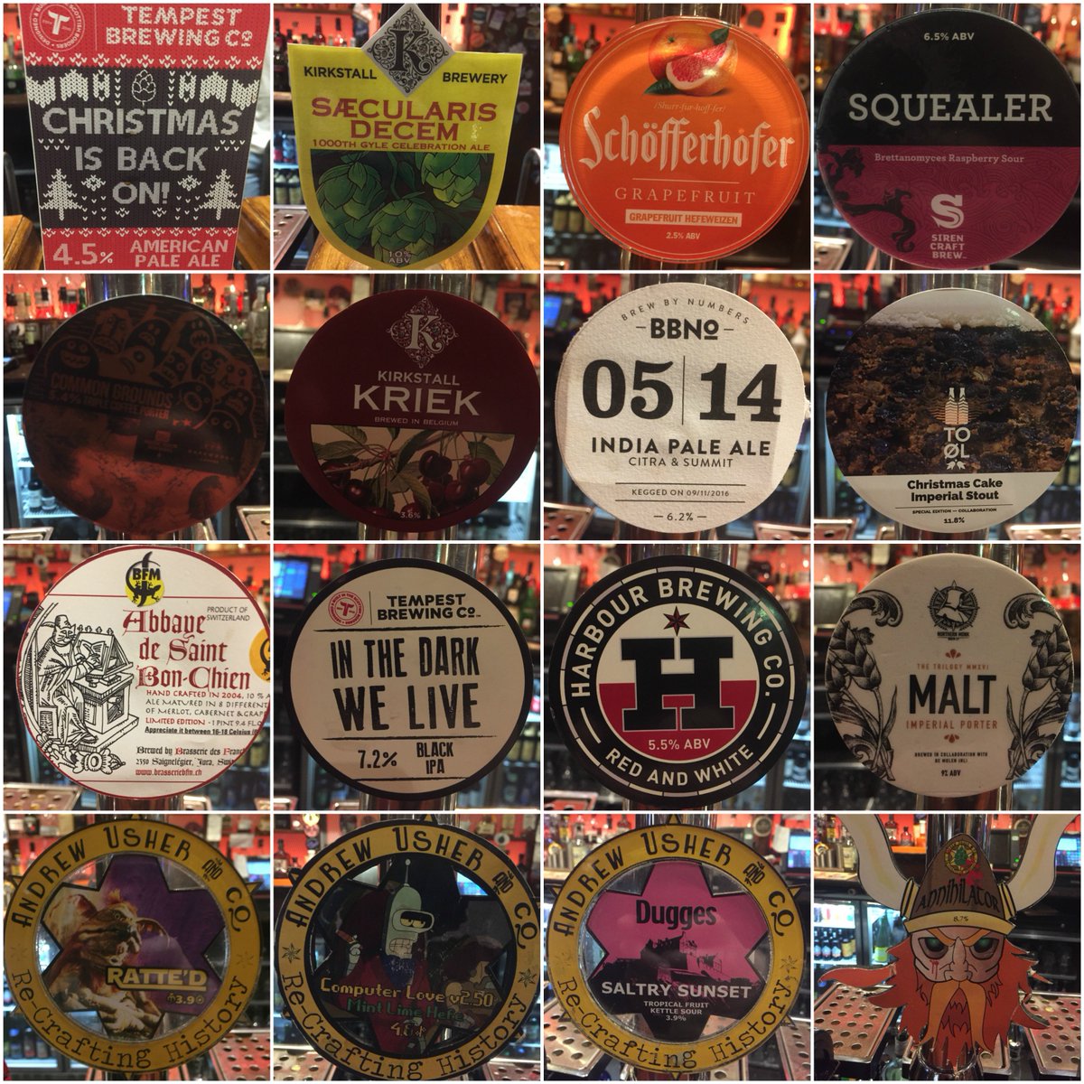 AndyUsherAndCo's tweet photo. Christmas doesn't need to be over. We have some amazing beers. Come drink them! https://t.co/e8iW4acUD9