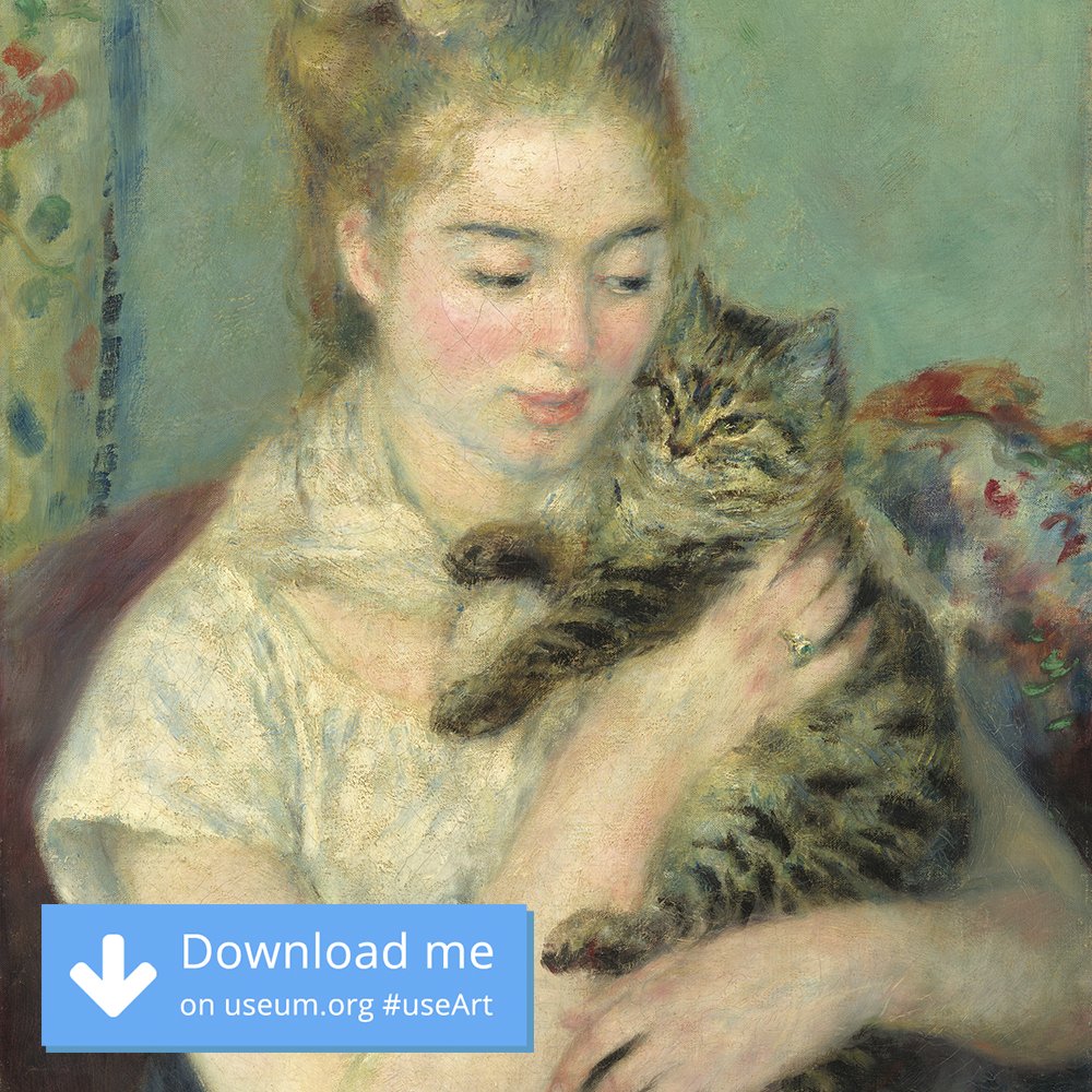 useum_org's tweet photo. Santa Claus came early on #USEUM!
Download "Woman with a Cat" by Pierre-Auguste Renoir ⬇ https://t.co/llaeV9eIx3 #useArt in any way you like https://t.co/nAs2OnmQMY