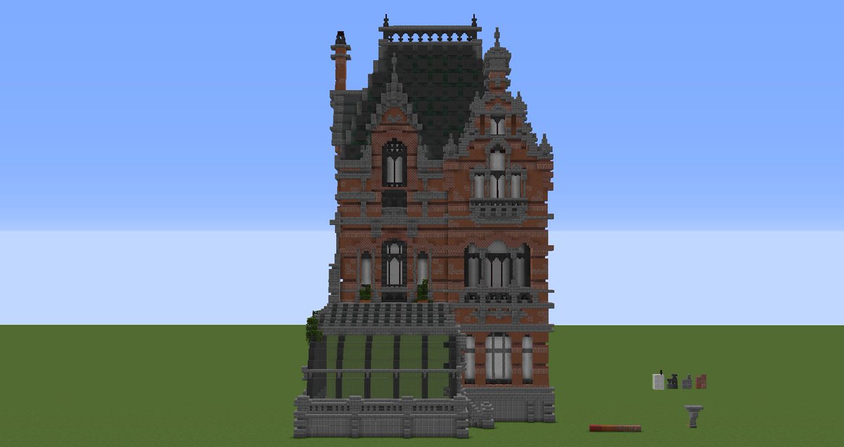 KayHilman_'s tweet photo. W.I.P Build. Recreation of Kasteel Toren hof 1897 - Eclectic style. https://t.co/F58txCrgeU