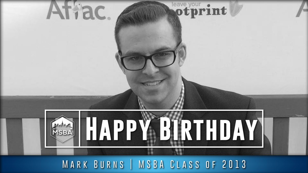 goMSBA's tweet photo. Happy Birthday to #MSBA13 alum @markjburns88!

Learn more about Mark's MSBA Experience: https://t.co/RivllFPL6K https://t.co/kFHZ4qls2p