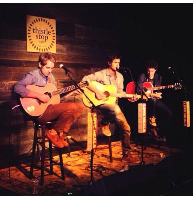 SCiBiLiAFANS's tweet photo. #WaybackWednesday 📸@marcscibilia @stevemoakler and @benrector performing @ThistleStopCafe in Nashville three years ago! 🎤🎸🔥🔥🔥 https://t.co/WigJoPpTG1