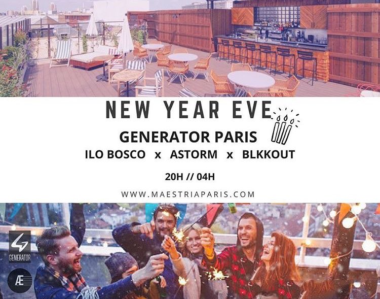 BLKKOUT's tweet photo. Le 31 ça se passe au @GeneratorHostel, viens t'enjailler, set à 2h ! https://t.co/2dQ7MymbIu