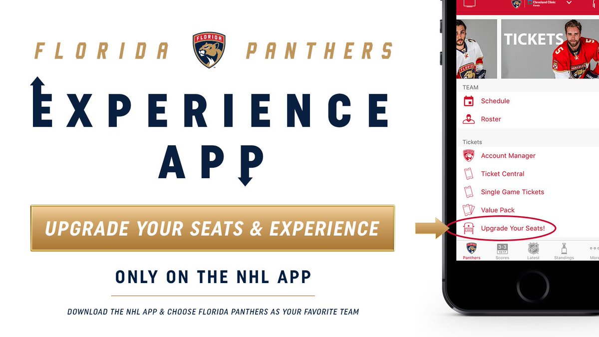 Upgrade your Experience with the NHL App!   Choose #FlaPanthers as your favorite team » atnhl.com/2h1Y4ap https://t.co/xXYb0JyAiW
