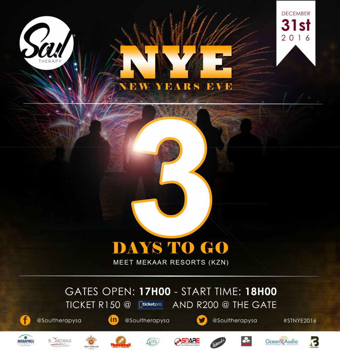 SoulTherapySA's tweet photo. #STNYE2016 #STNYE2016 #STNYE2016 #STNYE2016 #STNYE2016 #STNYE2016 https://t.co/jMdlJnGzJQ