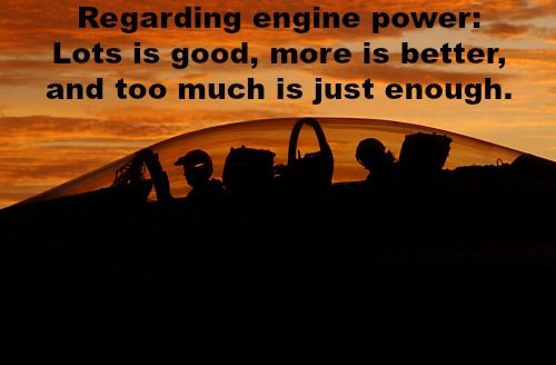 TradeAPlane's tweet photo. No such thing as too much.
#aviationwisdom #wednesdaywisdom #pilotwisdom #pilotlife #enginepower #nevertoomuch #flyingisahabit https://t.co/XrFWy55CFt