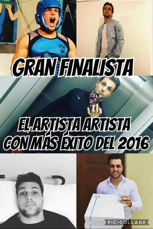 FELICIDADES <a href="/NicolaPorcella/">Nicola Porcella</a> 👏👏

CON 250 VOTOS SE CONVIERTE EN EL 1ER GRAN FINALISTA DE EL ARTISTA CON MÁS ÉXITO DEL 2016