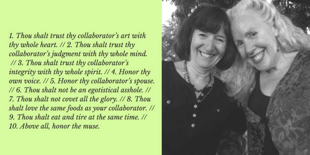 "I wouldn't be interested in writing a poem in which I knew the last line" <a href="/mseaton9/">Maureen Seaton</a> + D. Duhamel on collab writing buff.ly/2hk0U78