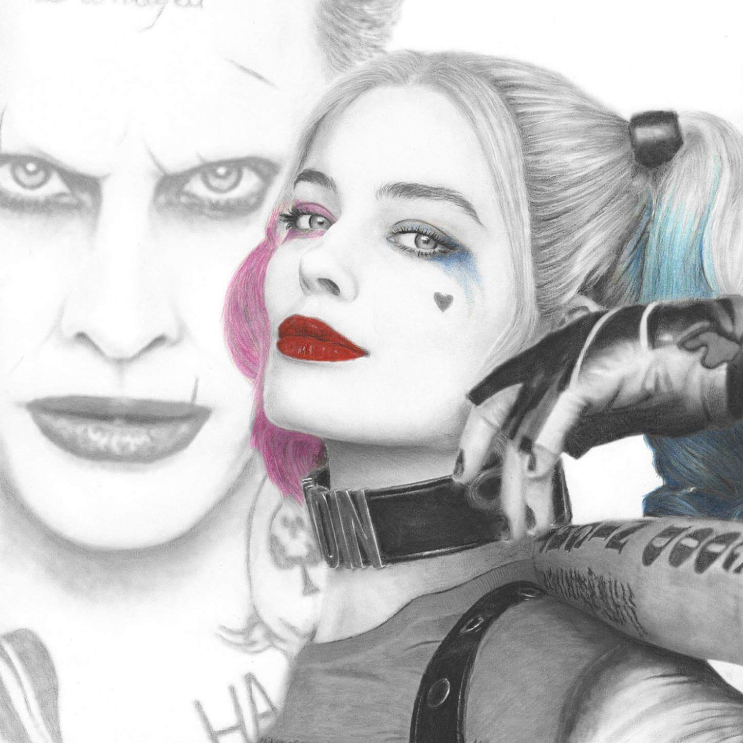 TonyHallamArtist on Twitter: "My Suicide Squad drawing #dccomic #harle...