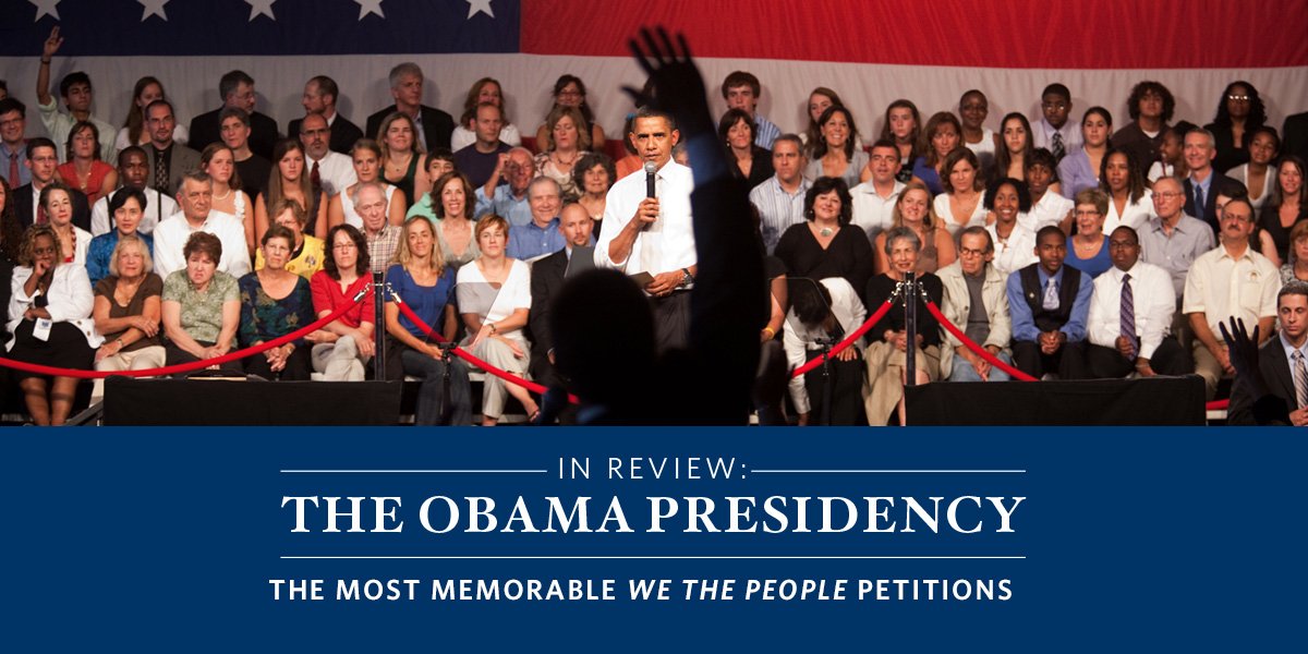 White House petitions have inspired real change over the past 5 years. A look back at how you've made a difference: go.wh.gov/WTPinReview