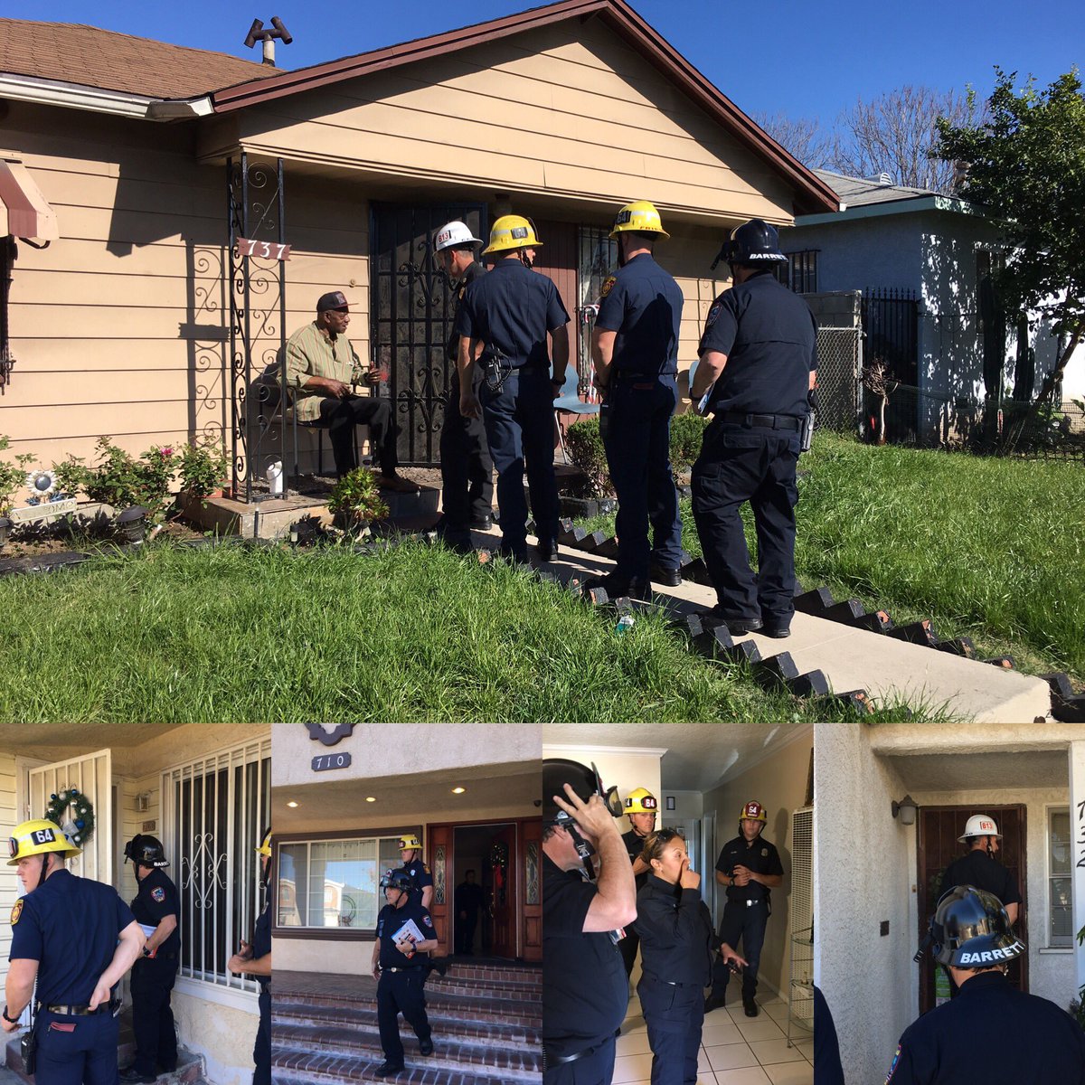 Thank you <a href="/LAFDtalk/">#LAFD Talk 💬</a> <a href="/LAFDtalk/">#LAFD Talk 💬</a> <a href="/LAFDsouth/">LAFD South</a> and <a href="/mysafela/">MySafe:LA</a> for coming out to the #watts community and making sure everyone has smoke alarms.