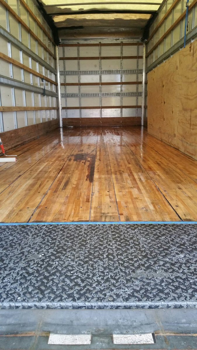SugarLandMover's tweet image. Sanding &amp;amp; varnishing our truck hardwood floors. #ProfessionalMoving