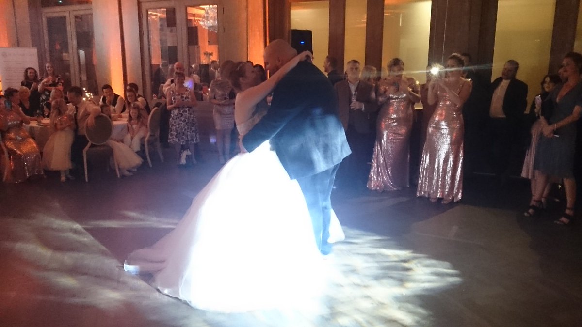 asocialevent's tweet photo. First dance! #MrAndMrsBoulton https://t.co/5udkvLZnAu