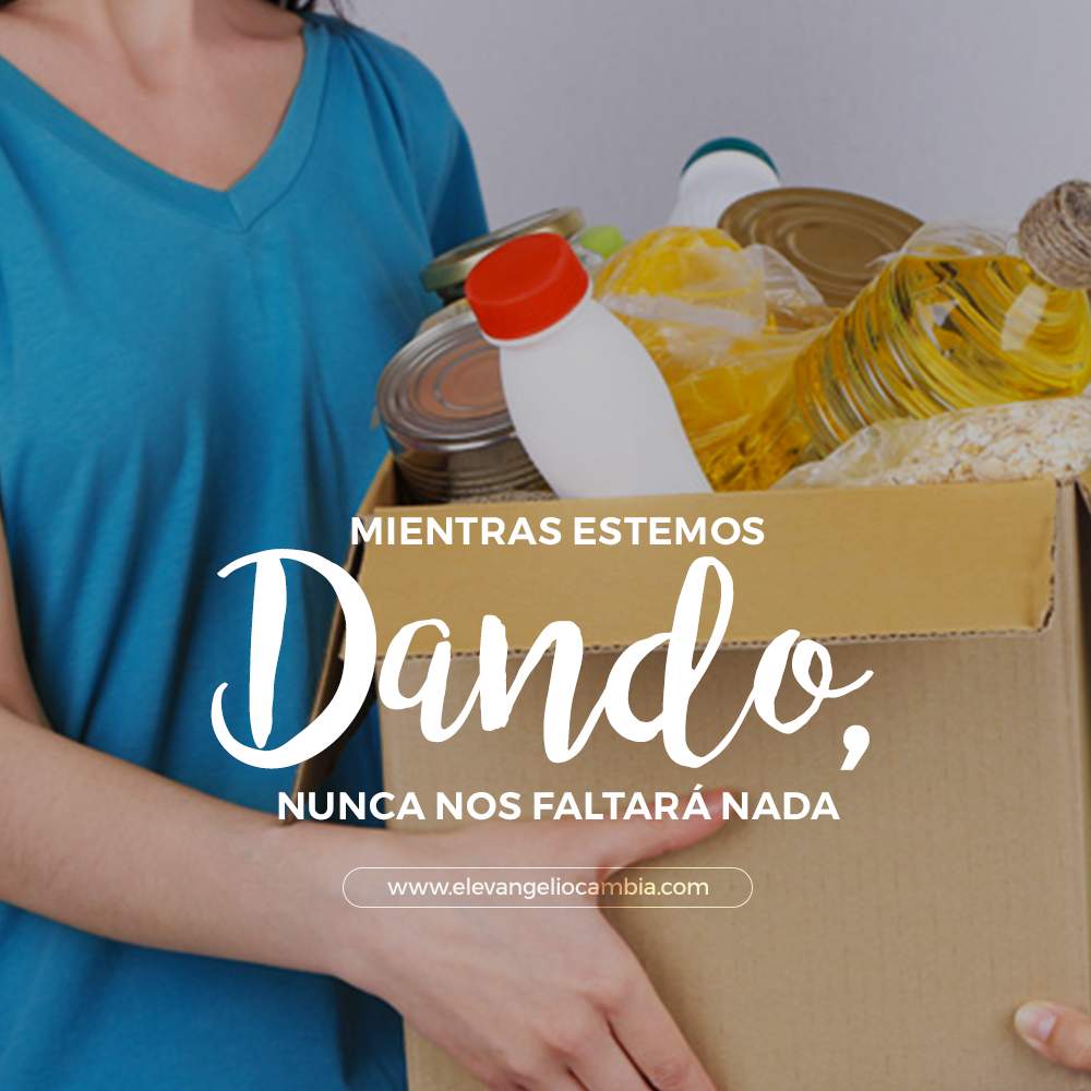 Y el que siembra generosamente, generosamente también segará. Cada uno dé como propuso en su corazón.. 2 Corintios 9:6-7