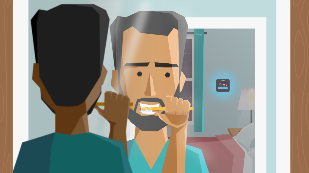 Know from the glow. 

#LifeIsOn