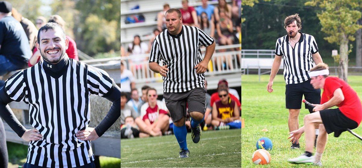 usquadball's tweet photo. Amodol, Nackasha, and Niederberger are Referees of the Month. Photos by Isabella Gong and Micah Vinson. Read more: https://t.co/JKjBnFJf4a https://t.co/7lwAOjcbFn