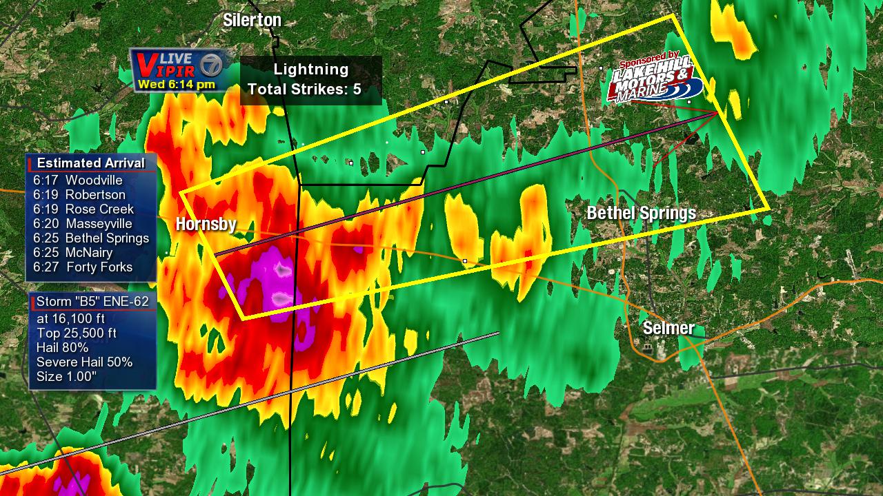 Tom Meiners on Twitter "614p Storm moving toward Bethel Springs now