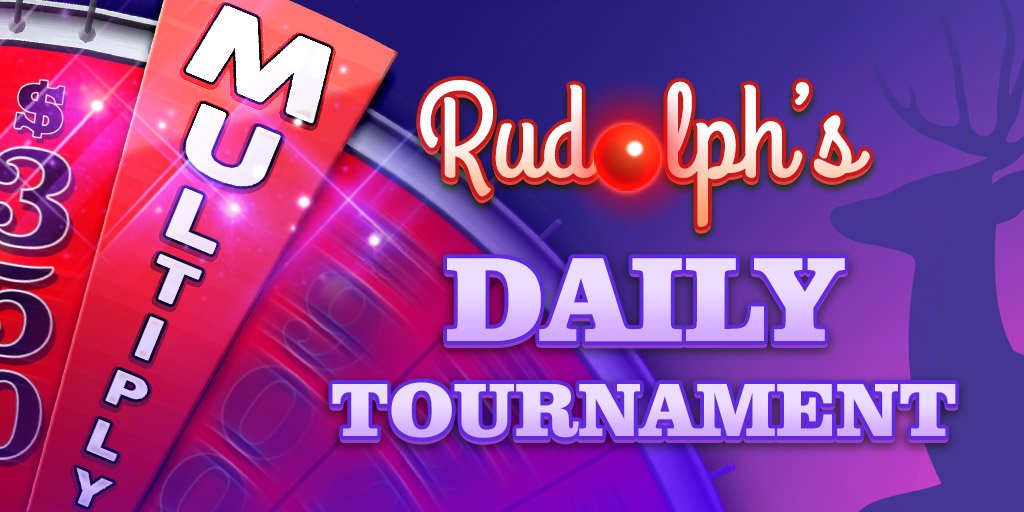 TheWheelGame's tweet photo. A new Rudolph's Daily Tournament has started! Play for big time Diamonds! Play now> https://t.co/dpyUIOW002 https://t.co/E47f1hkJUE