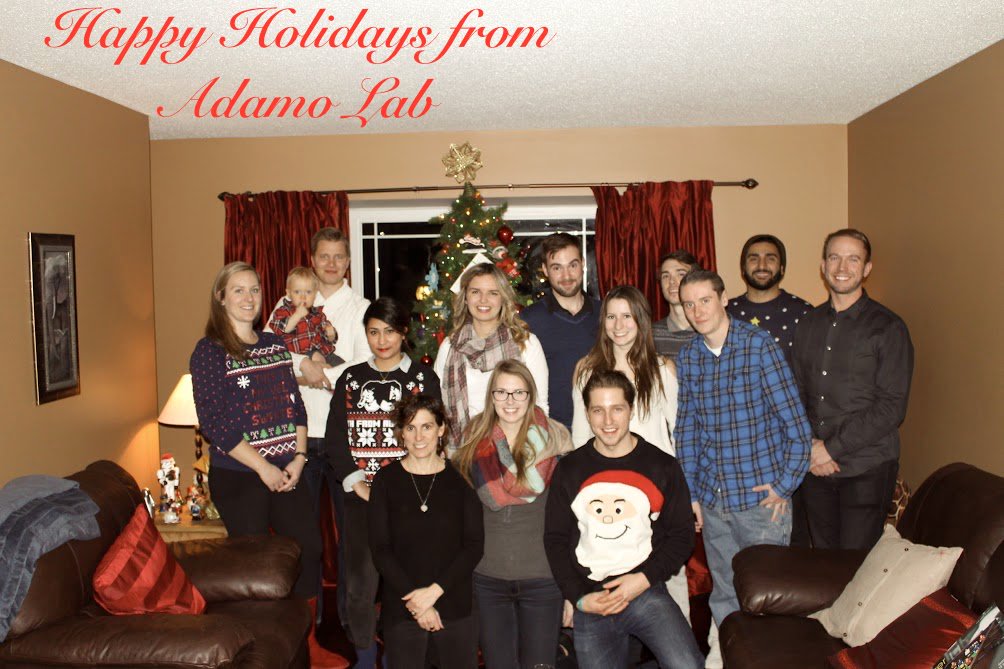 Happy Holidays from Adamo Lab!