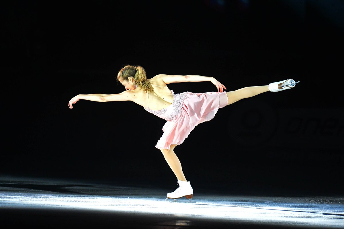 #TBT IL16. The elegant <a href="/msKOSTNER/">Carolina Kostner</a> skating to Clair de Lune played by <a href="/BuniatishviliKh/">Khatia Buniatishvili</a>. Photo © Jeannine Bourdiau