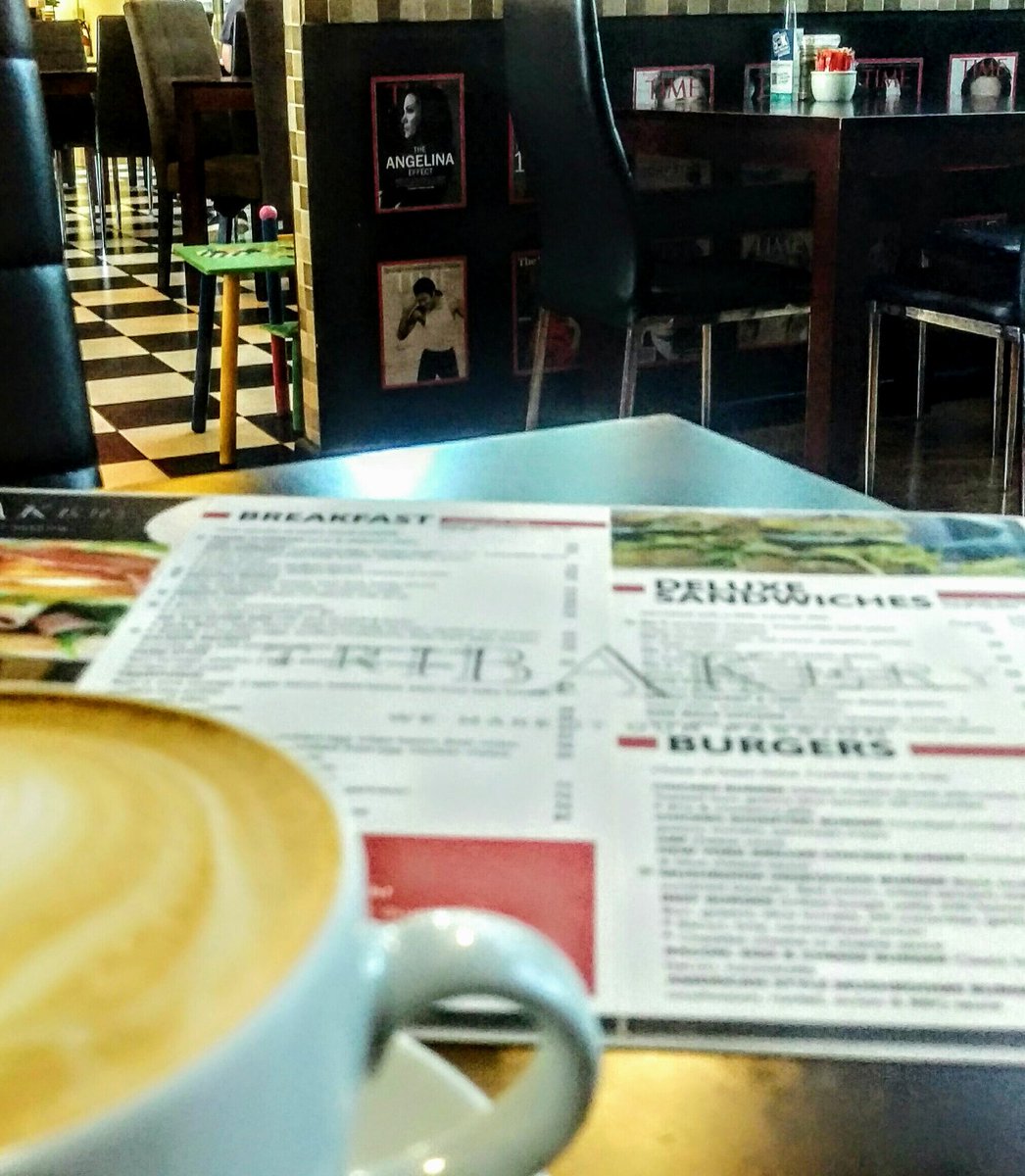 TammyBAwesome's tweet photo. A late lunch with two of my favorite human beings and one of my favorite places @Tribakery_Cav . The smell of Caramel latte... has got me 😍 https://t.co/8J8tga2Ofu