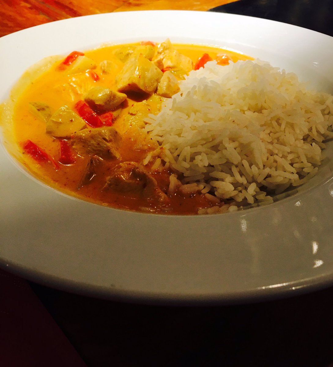 Thai Red Curry from today's specials