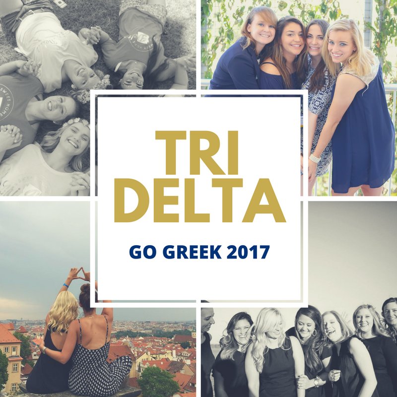upstridelta's tweet photo. Tri Delta encourages YOU to GO GREEK! Wait no longer, sign up for formal recruitment today! https://t.co/aR9Sn5M4rL https://t.co/AlTY8TdedP
