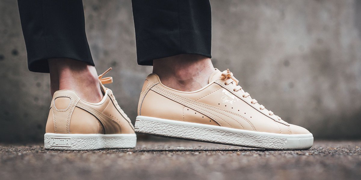 puma clyde natural vachetta