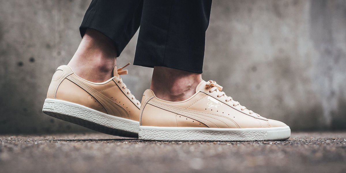 puma clyde natural vachetta