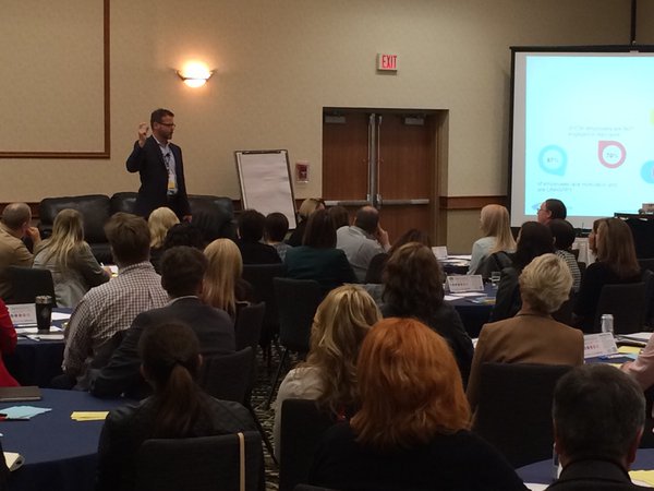 QNETManitoba's tweet photo. #TBT to #QNET2016. RT @StrategyMakers: John Ferris of inVision Edge sharing tools for engaging employees and doing "cool $#!% that matters" https://t.co/EbL193UjEm