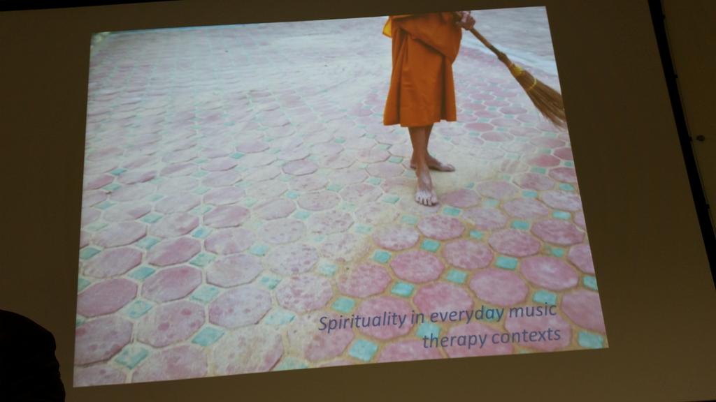 Exciting presentation <a href="/UoW_HWBRG/">Faculty of Health & Wellbeing</a> spirituality and music therapy.