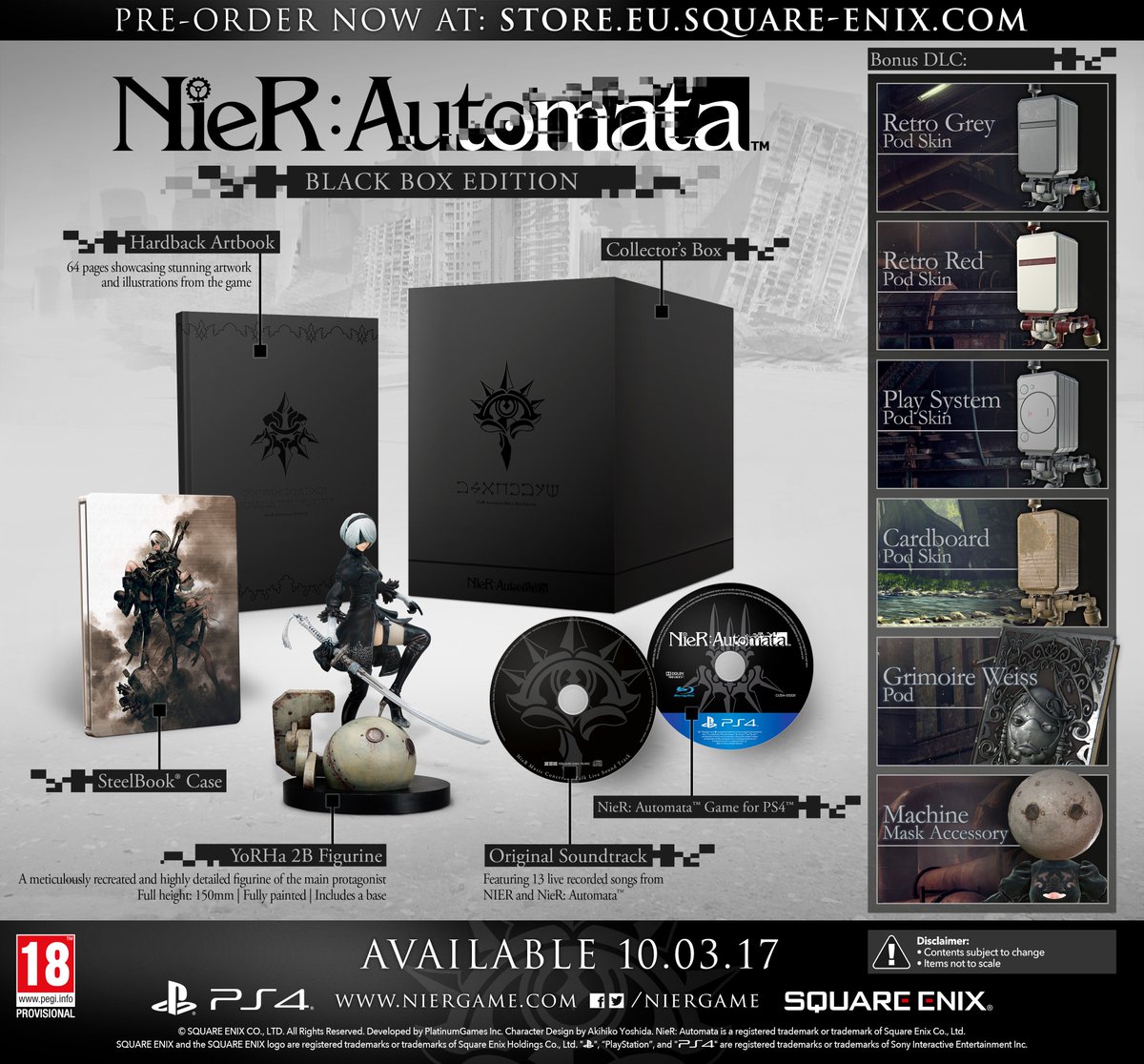Nier Series There Are Still Some Copies Of The Nier Automata Black Box Edition Left In Some Regions Get One Before They Go T Co 078zbwesfw T Co Seaqtzmuma Twitter